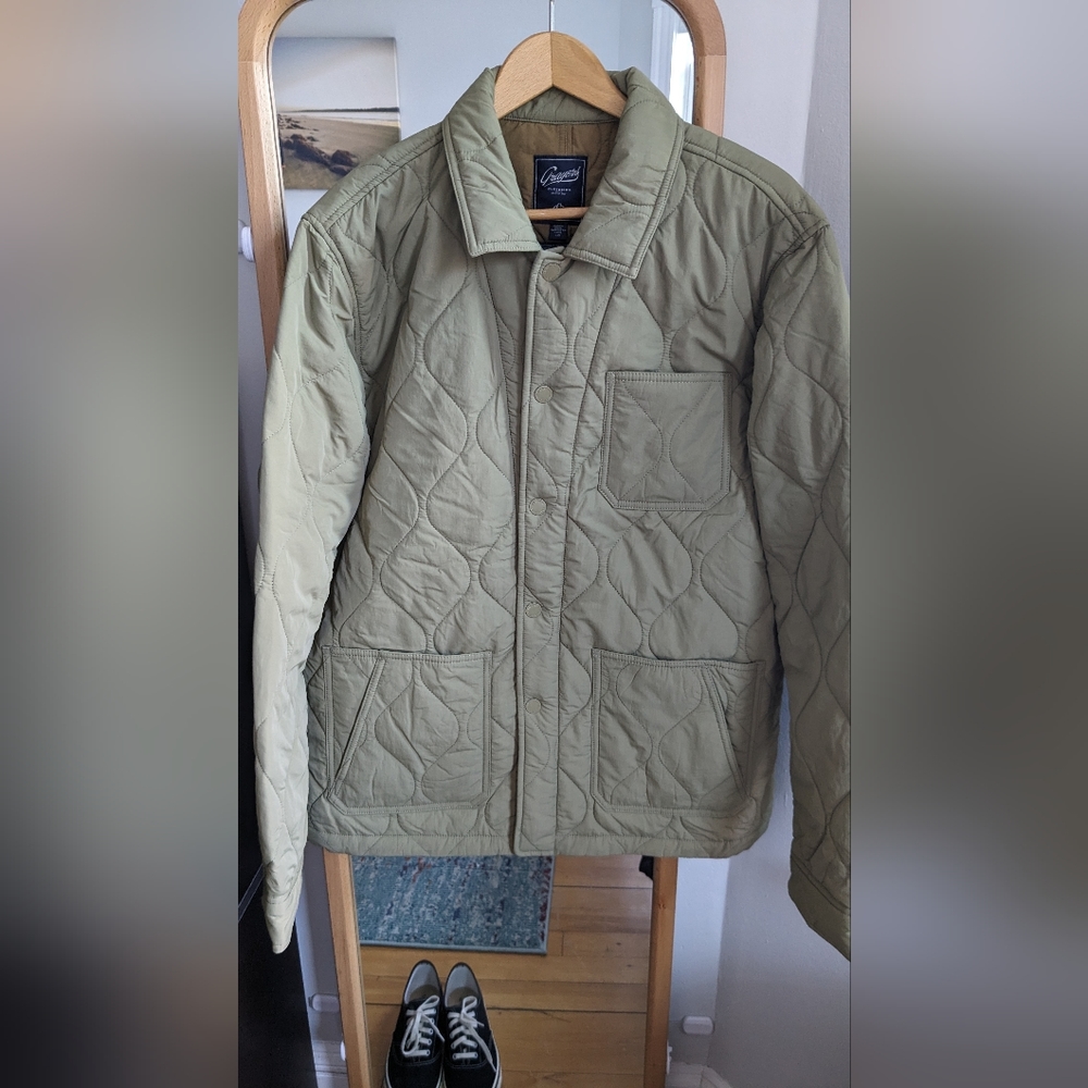 Quilted chore coat